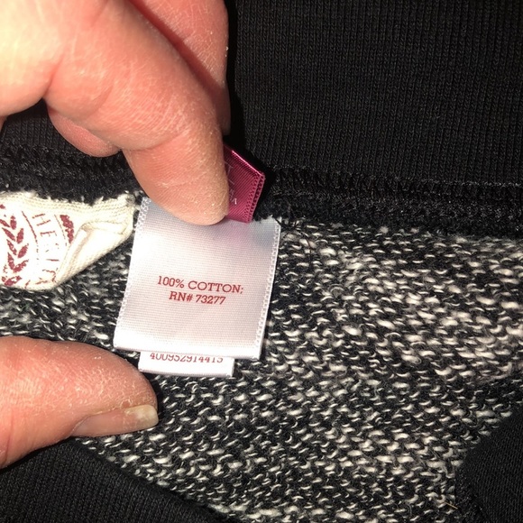 SO black & gray XL 100% cotton joggers w/ pockets ties @ waist NWOT - Picture 7 of 11